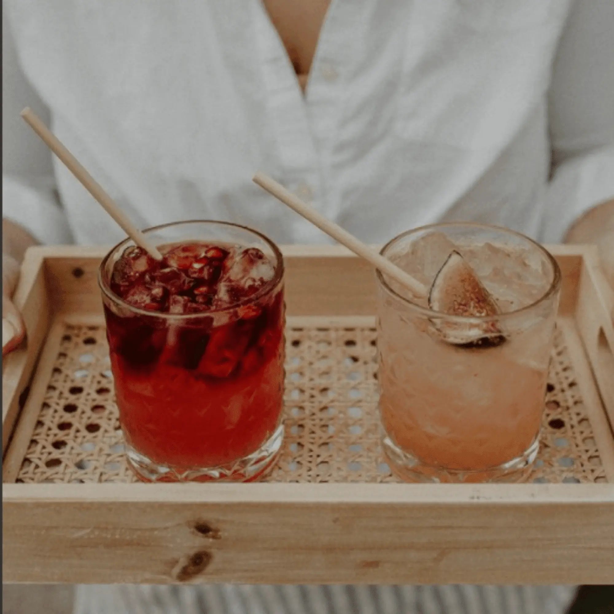 5.75" Cocktail Wheat Stem Drinking Straws | Inner Pack | 10 x 50ct. Boxes